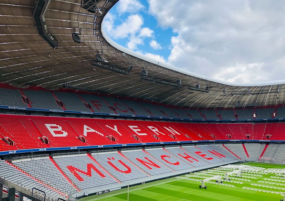 Münih'teki Allianz Arena futbol stadı